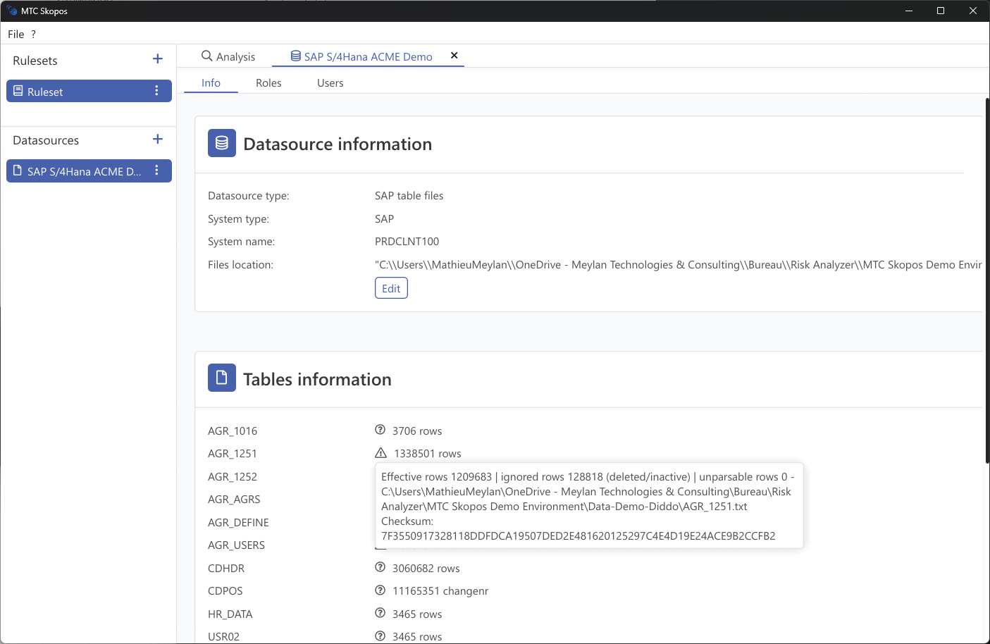 Managing data sources