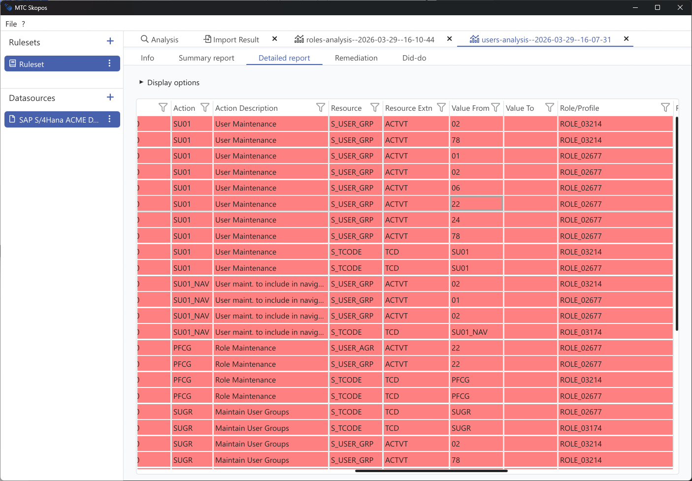 User simulation workflow